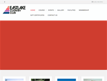 Tablet Screenshot of eastlakecountryclub.com